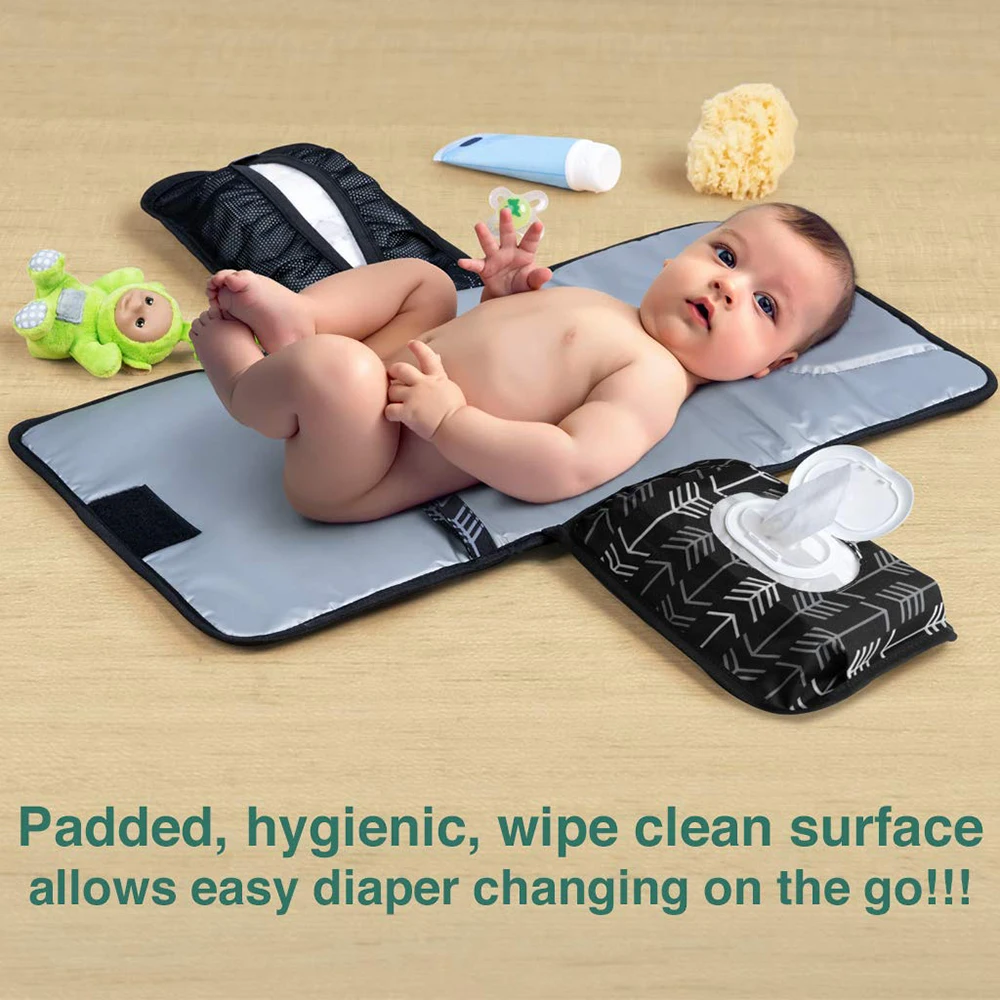 Amazon Newborn Unisex Baby Essential Gift Stuff Portable Travel Baby Changing Pad