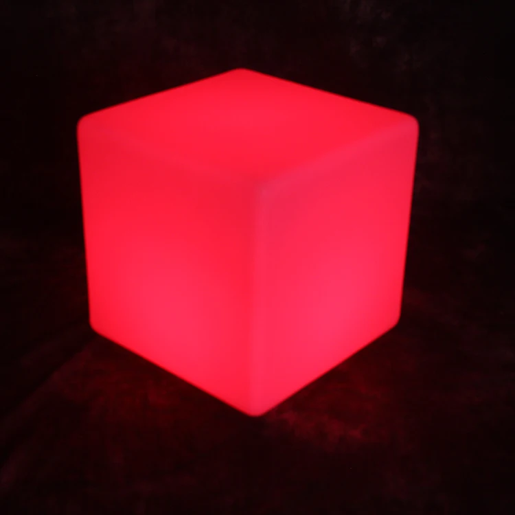 Waterproof Ip 68 Lounge Chair Illuminated Furniture Led Cube Table