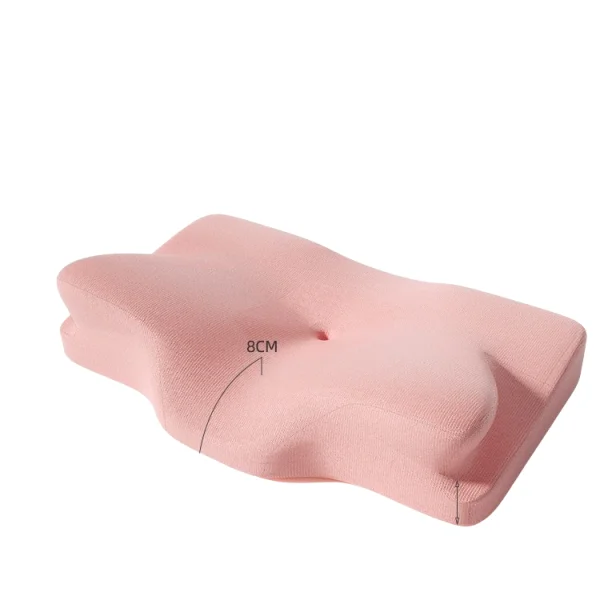 Bed memory cotton pillow Ergonomic design All-cotton removable breathable comfortable cervical spine care memory pillow