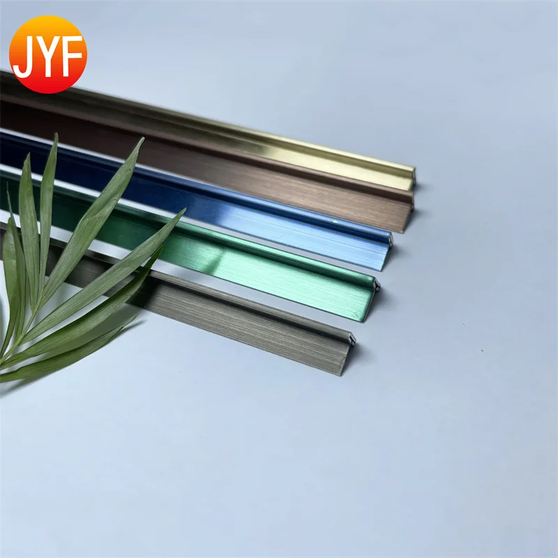 H650 SUS 304 Stainless Steel T Profile moulding trim strip line  pvd ss profile