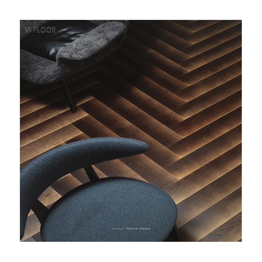 
Gradient Yellow Shadow Herringbones Engineered Floor 90 Degree 