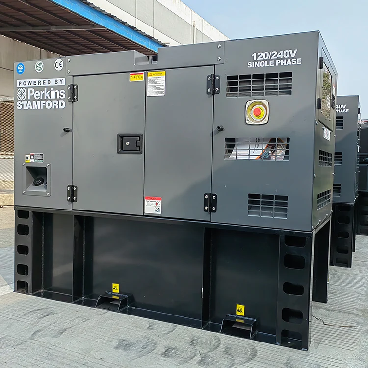 50Hz Powered By Perkin 404D-22G 25Kva Electric Genset Silent Diesel Generator 20Kw