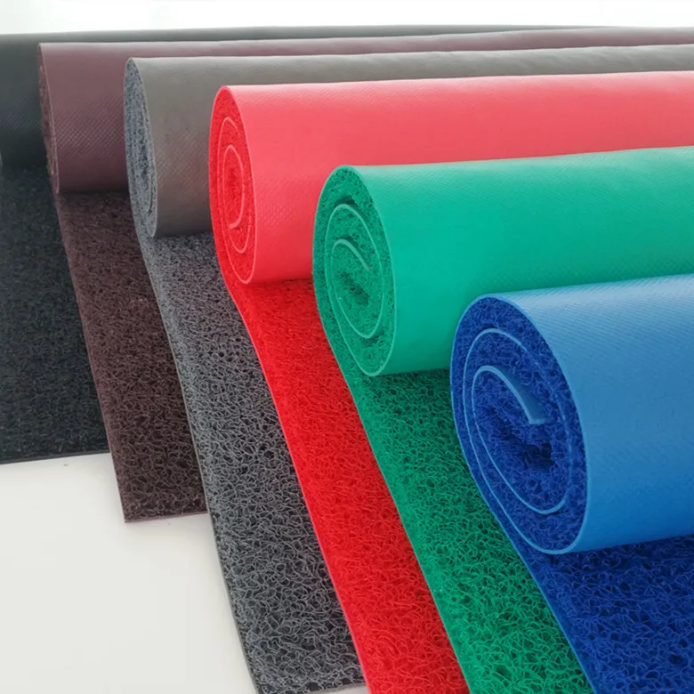 Commercial Personalized Luxury Front Door PVC Coil Mat Carpet with Firm Backing/without backing