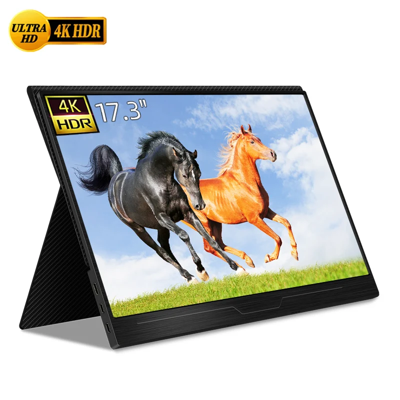 4K ПК МОНИТОР 17,3 дюймов UHD игровой компьютер дисплей от Intehill