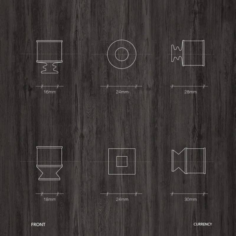 Modern simple personality creative Nordic cabinet diamond handle knob round square drawer wardrobe handle