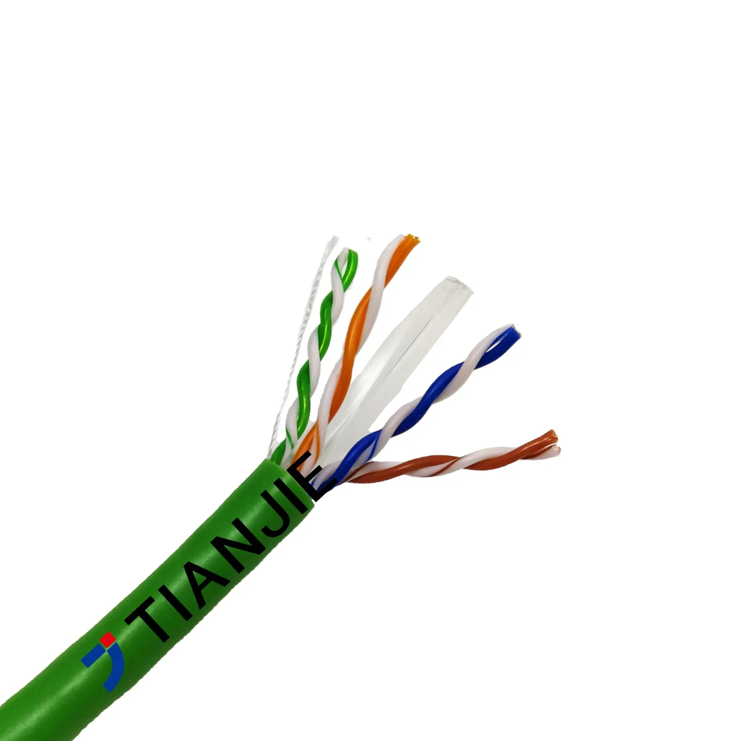 UL CMX/CM/CMR/CMP Certified internet Lan Cables 23AWG  4P Cat6a Utp Ftp  Indoor Plenum Cable