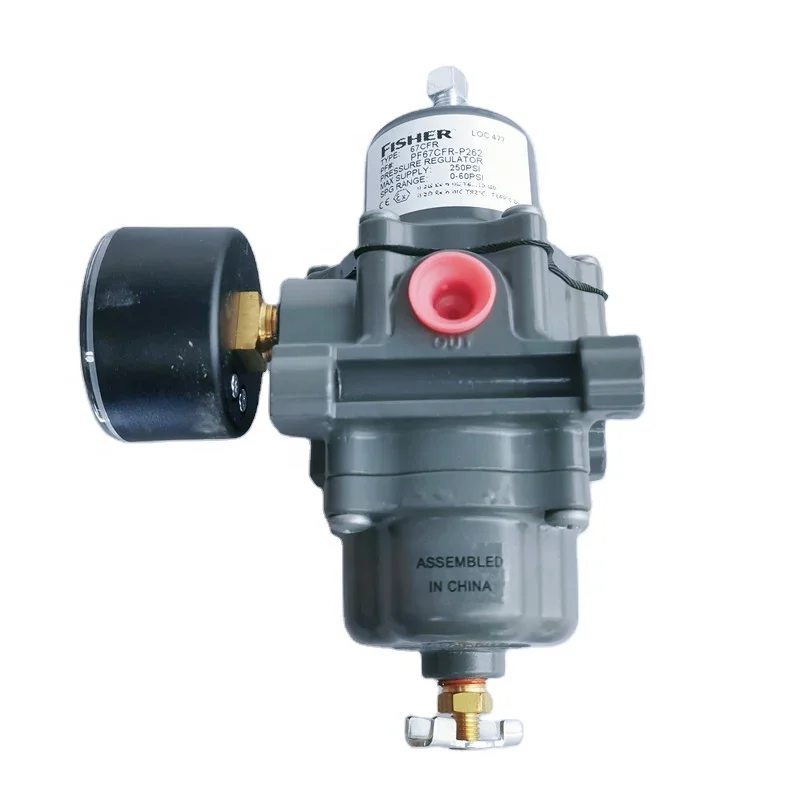 Pressure reducing valve fisher 67CFR-237 pressure regulating valve mounted on the valve 167DA 67CFR-239 67CFR-600 67CFR-226