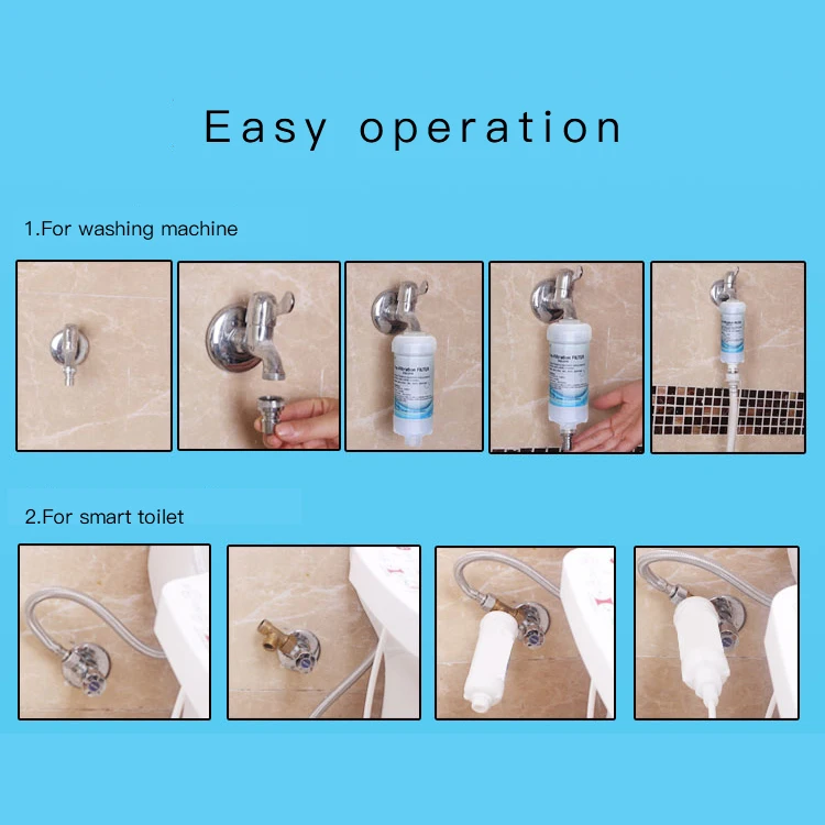 Mesh Nature Mineral Stones Cartridge Water Filter Hot Sale Manufactory Low MOQ Stainless Steel Hotel Household 1 YEAR