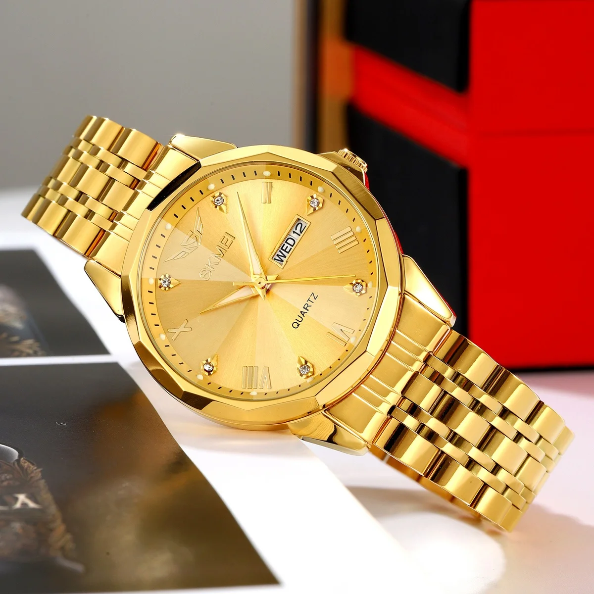 SKMEI 2291 Manufacturer Fashion Luxury Business Wholesale Men Elegant Quartz Watch Clock Waterproof Reloj Hombre Wristwatch