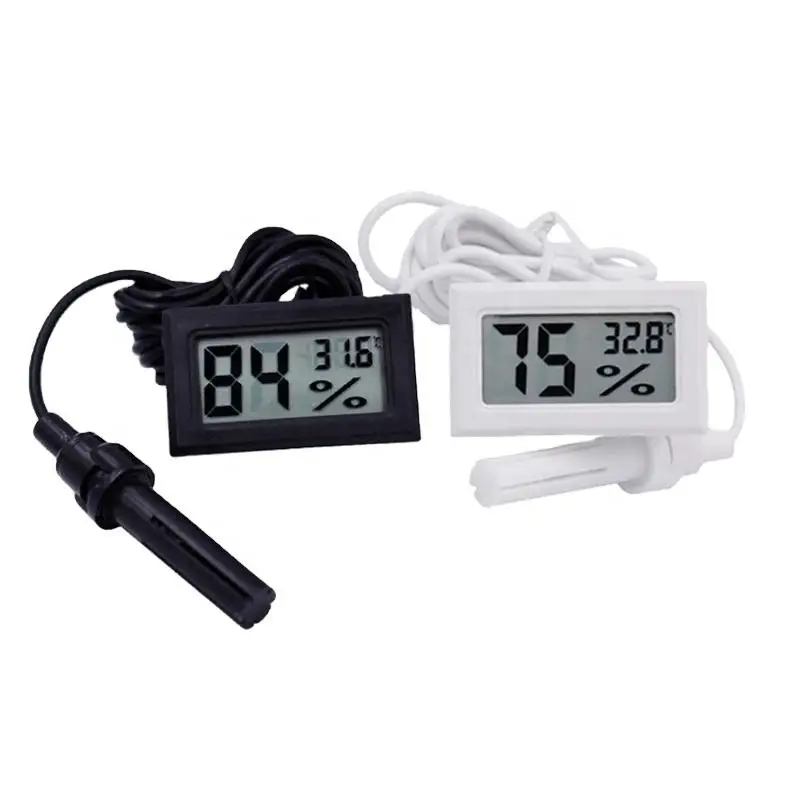 Upgraded waterproof mini digital lcd temperature sensor humidity meter thermometer hygrometer