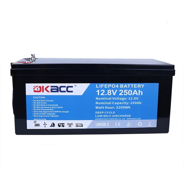12.8V 250Ah Rechargeable Lifepo4 Polymer Battery Lithium Ion Batteries