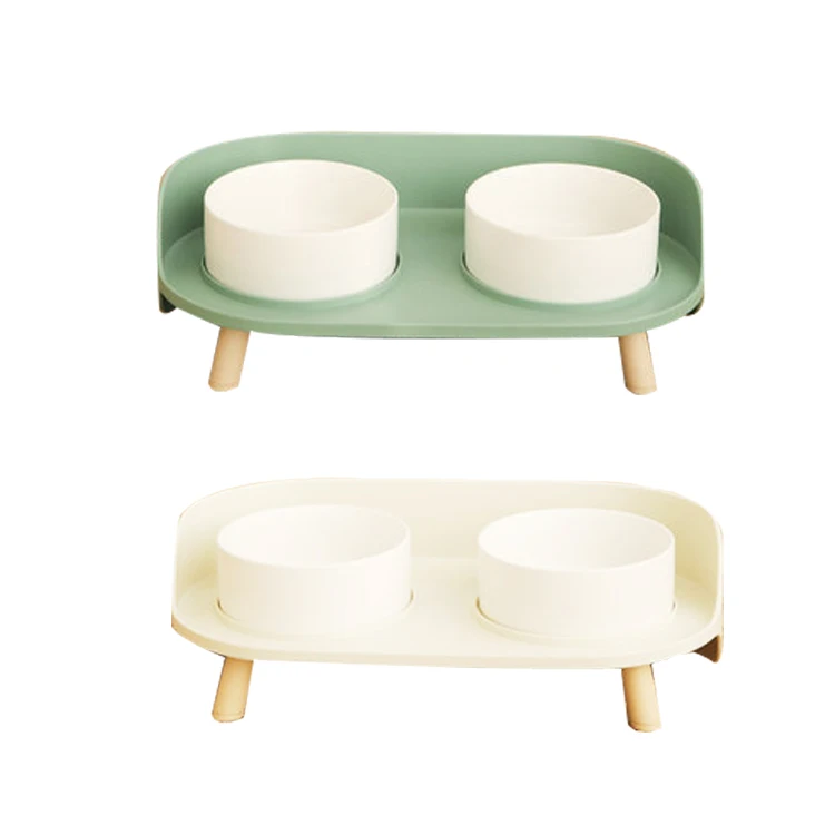 Japanese small animals food bowl dish ceramic square personalized pet water and food feeder dish for hamster