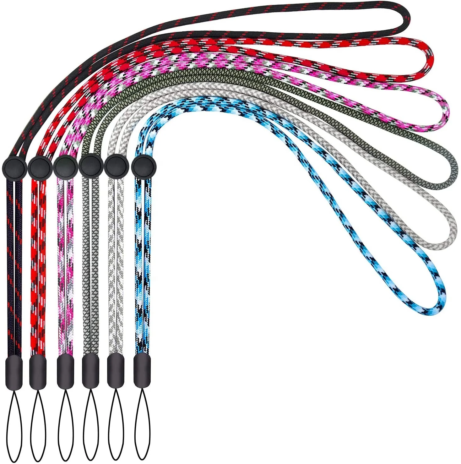 Adjustable Neck Lanyard Long Strap for Phone Camera Flashlight USB Flash Drive Key Office ID Name Badges Holder Whistles