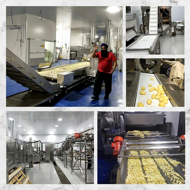 small scale frozen potato chips making machines/ frozen potato sticks processing line/ frozen french fries production equipment