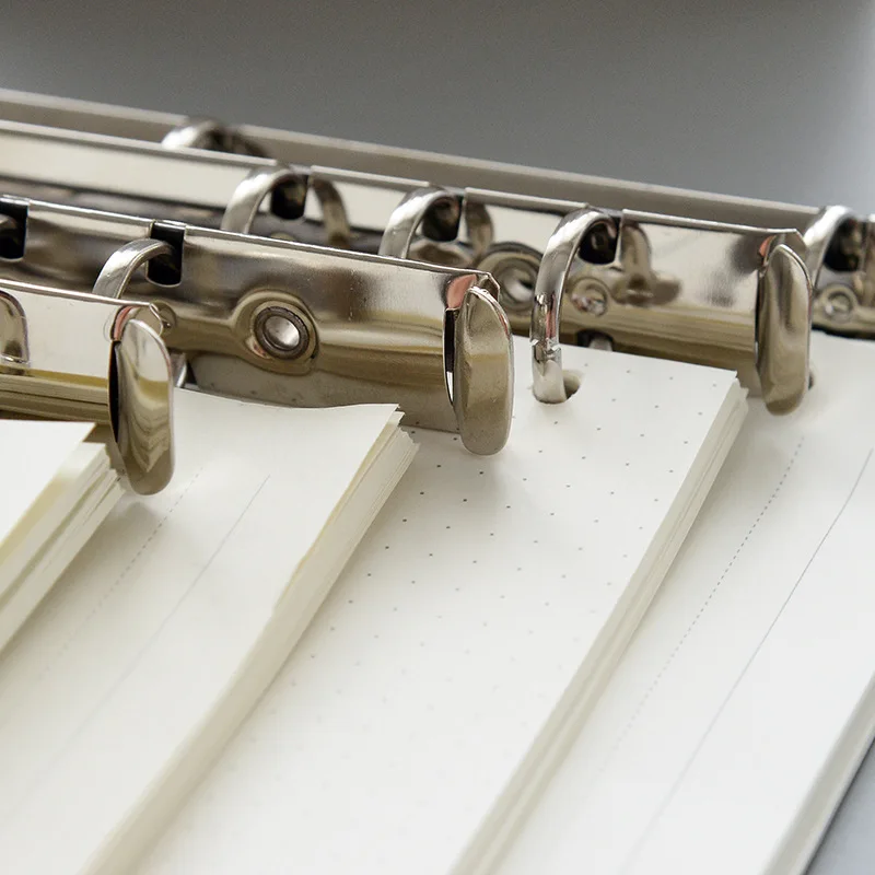 Оптовая продажа от производителя, папка для файлов, аксессуары A4/A5/A6/A7, металлическое кольцо, папка для бумаги, зажим, кольца для книг