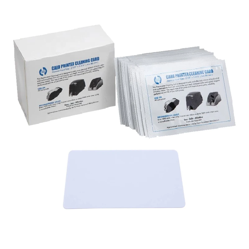 CR80 credit card reader cleaner card reader cleaning magnetic head cleaning card