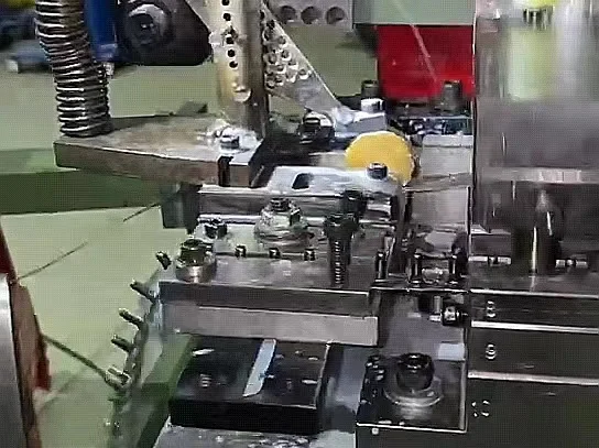 Automatic Metal buttonface Prong Buckle Button Punching Stamping Press Attach Machine