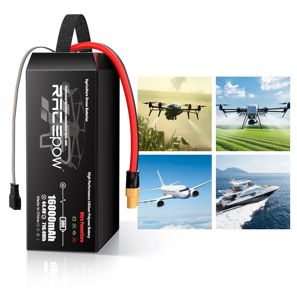 Agricultural drone battery 6S 12S 14S 16000mAh 22.2V 44.4V 25C 30C Lipo Battery  for Agri Spray  Robots Farming UAV