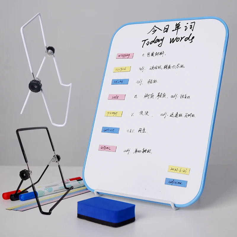 Wholesale Erasable Small Children Desktop Handwriting Double Side Writing Notes Message Magnetic Board
