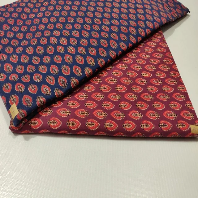 Natural Indian hand block print cotton fabric material cloth