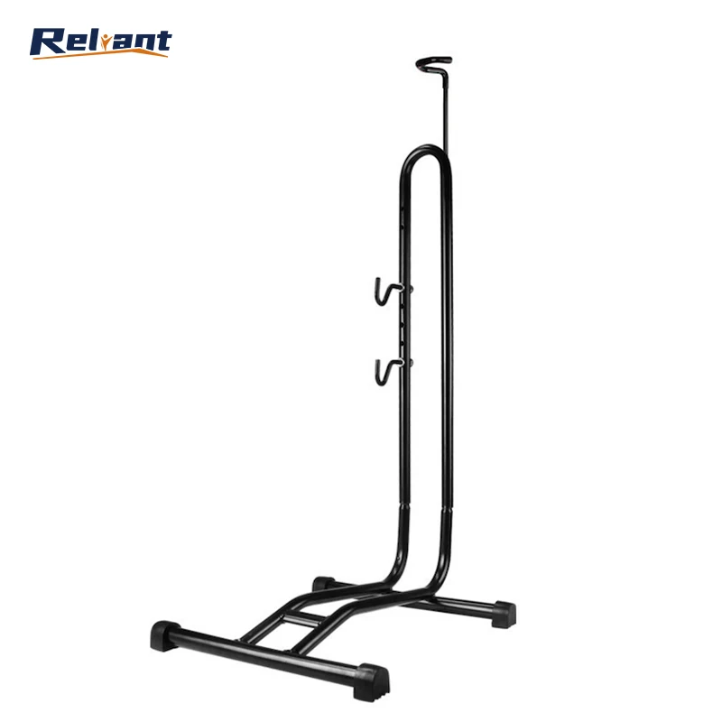 Indoor Outdoor Durable L Shape Steel Multifunction Vertical Stand Bike Rack