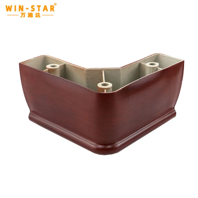WINSTAR L Shape Plastic Sofa Legs China Supplier ABS 6cm Furniture