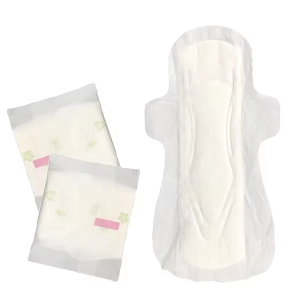 Cheap New update Dry PE mesh customization ladies Sanitary napkins pads PE breathable