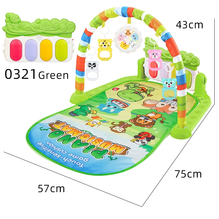 Colorful Infant Baby Mat & Activity Gym Carpet Gym Play mat baby pedal Musical Piano Animals Gym Mat