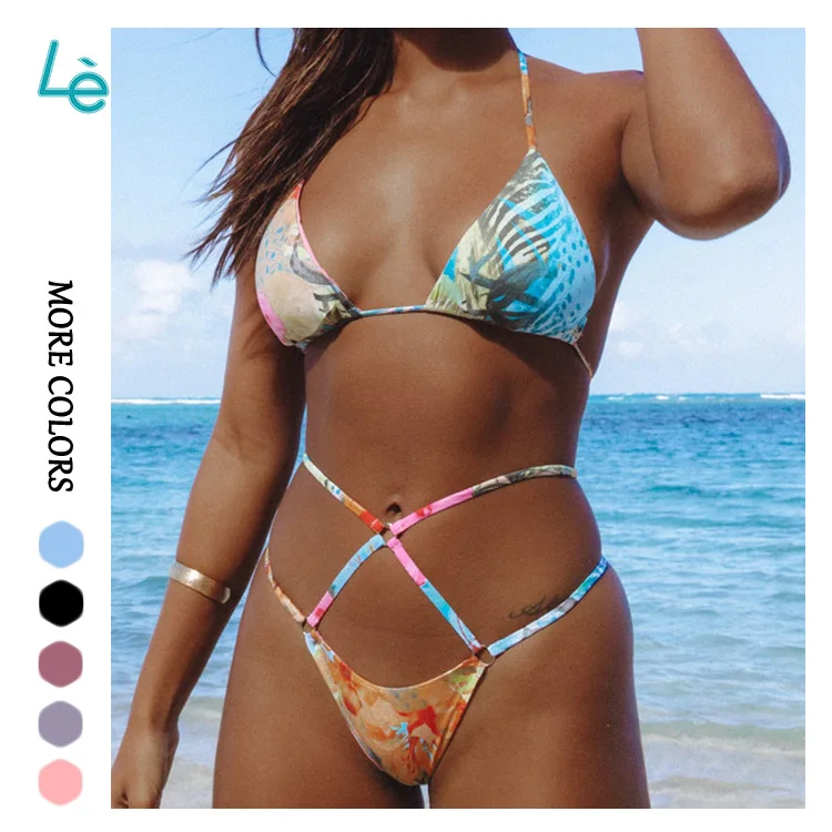 
2021New Fashion Sexy Women Swimsuit Sequins Bikini Girl Strap Bottom Push Up Sexy Micro Mini Bikini with Special Fabric/ 