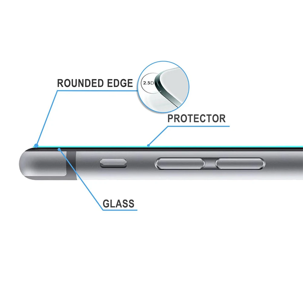  6.5 inch Mobile Tempered Glass 9H For iphone 13 12 xs Max Screen Protector XS