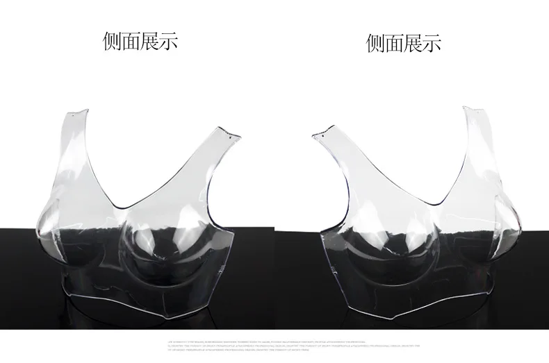 Female bra mannequin torso transparent mannequin for underwear