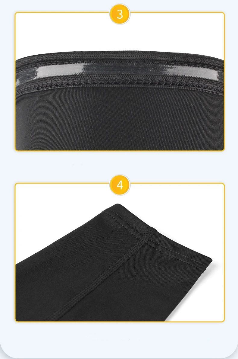 Breathable Sports Cycling Custom Leg Protector Long Compression Sleeves Non-slip Inner Bands Full Leg Sleeves Knee Sleeves