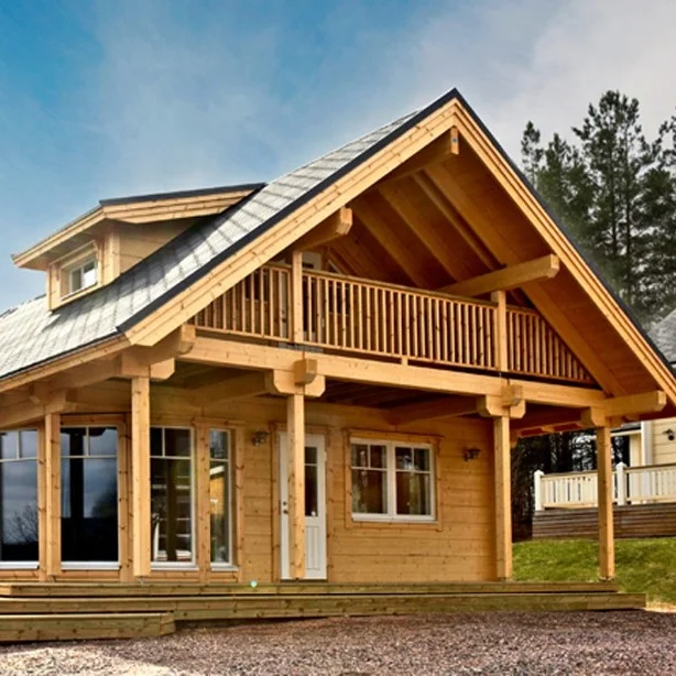 Сборный деревянный дом