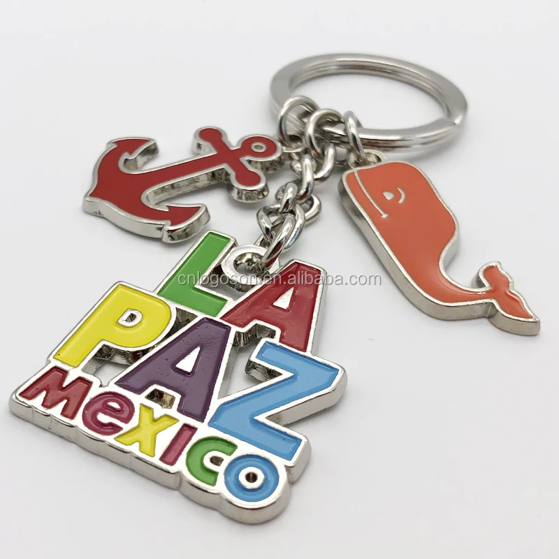 Sweden Flag Stockholm Old Town Top Quality Custom Keychain Logo Enamel Gamla Stan Swedish Metal Souvenir Key Chain