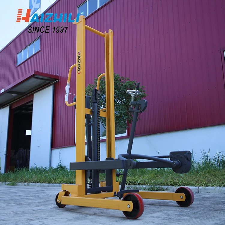 HaizhiLi оборудование для обработки горячая Распродажа Регулируемый барабан наклона гидравлический барабан грузовик подъемник и наклон