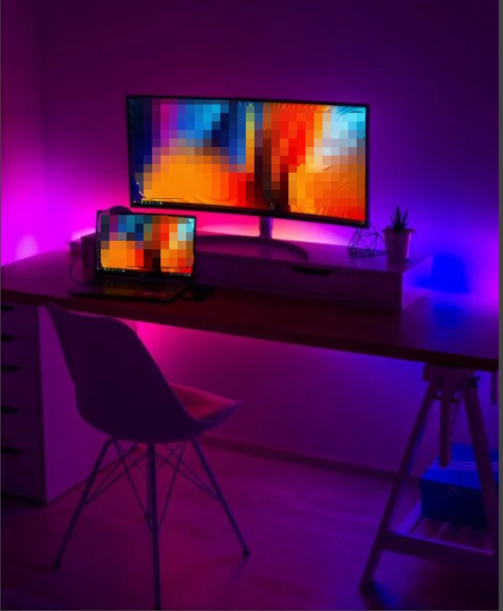 DMX512  RGB LED COB Strip Light 12v LED Flexible Digital Addressable DMX Led Strip