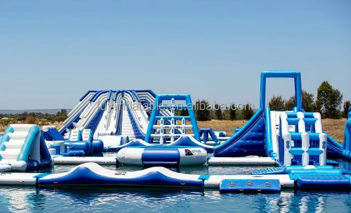 Inflatable Sea Ocean Lake Water Sport Equipment Aqua Park Inflatable Adult Floating Toy Climb Wall Floating Water Slide