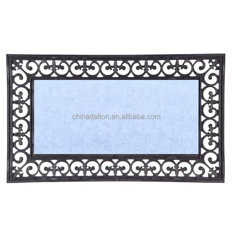 Printable White Plain Outdoor Sublimation Blank  Rubber Door Mats Doormats