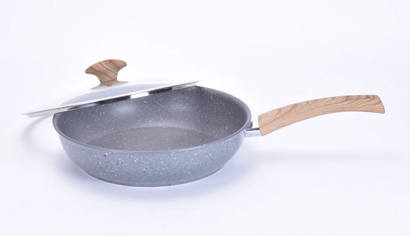 
Hot Sale And Cheap Non-stick Cookware Sets Wok Pan 