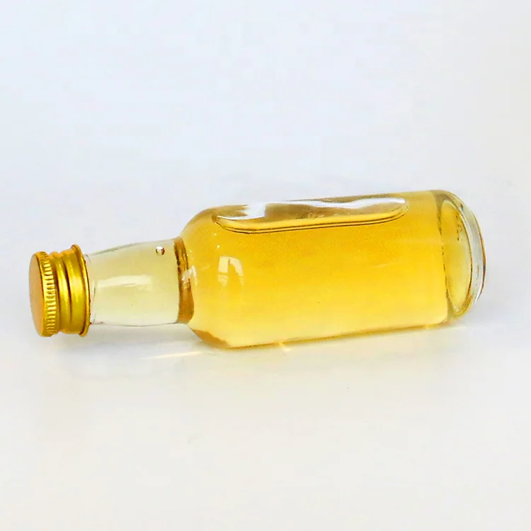 Оптом 25 мл 50 Мини Стеклянная водочная бутылка с винтовой крышкой небольшие стеклянные бутылки из-под виски для Trail на заказ логотип в наличии