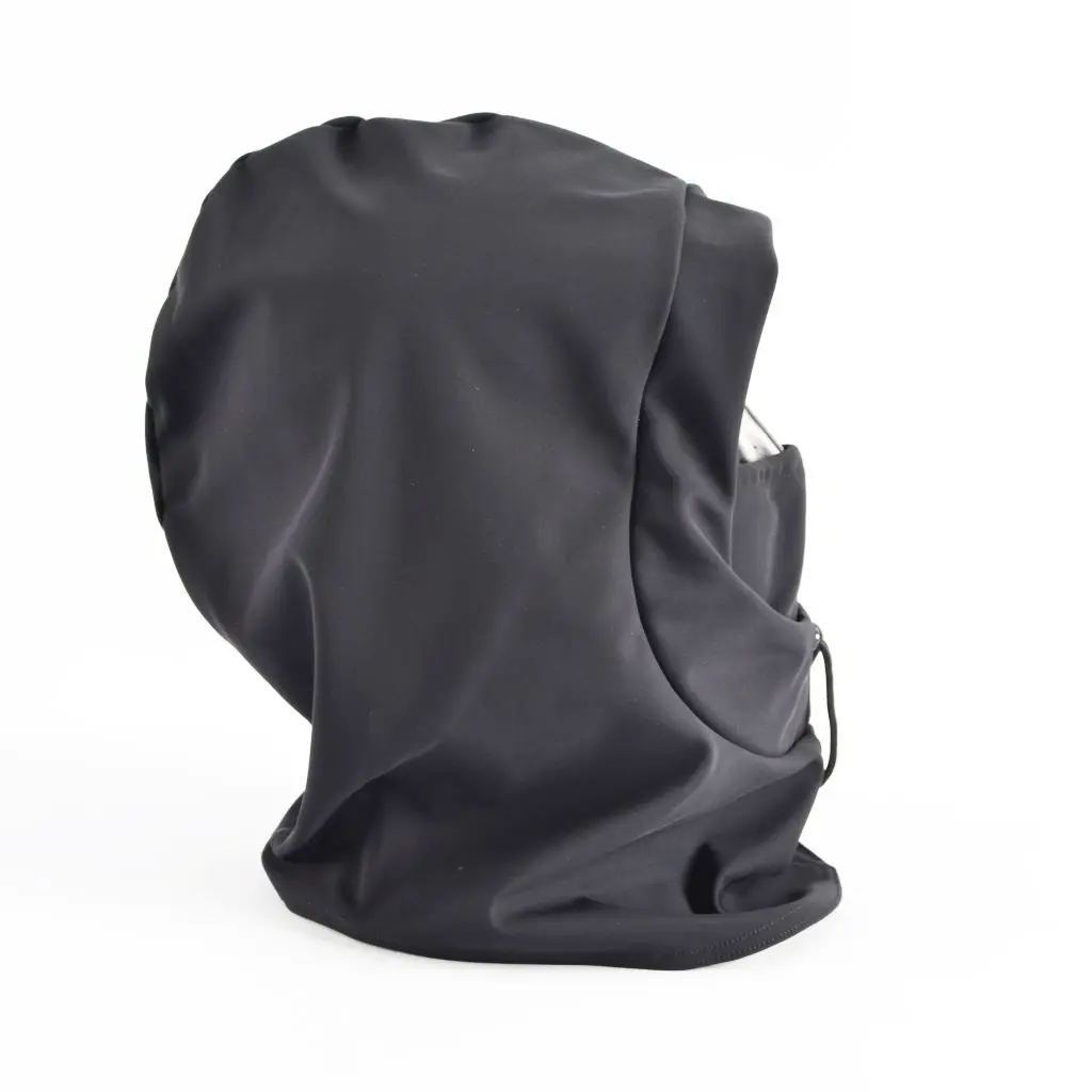 Manufacturer Brand Customized Black Unisex Outdoor Sports Ski Windproof Face Masked Caps With Mask