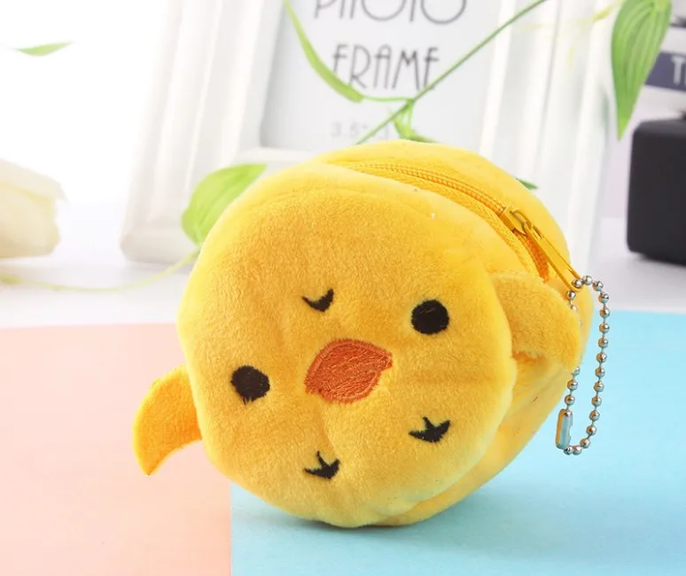 
Wholesale low MOQ cute plush coin purse Tote Bag for child kawaii Animals coin bag 