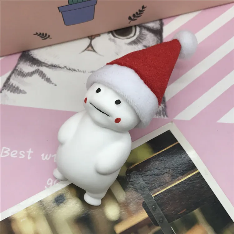 White Fat Doll Shaped Scented Ceramic Aromatherapy Essential Oil Diffuser Car Exhaust Clip Air Freshener