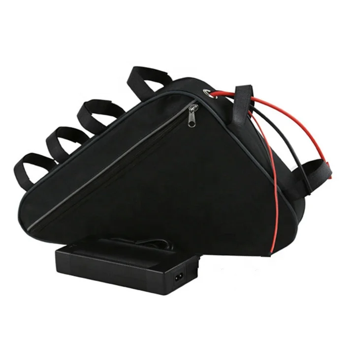 1500w 52V power supply 30AH triangle battery lithium battery with bag with fast charger