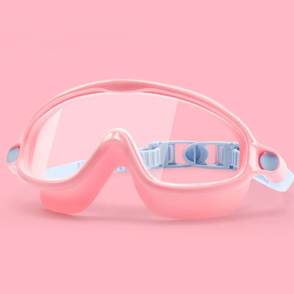 swimming  glasses wide view frame eyewear Anti scratch colorful Anti UV swimming goggles for kids 3-15