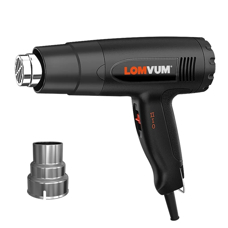 Электрический Профессиональный электроинструмент LOMVUM 1800 Вт, тепловая пушка для пластиковой сварки с горячим воздухом