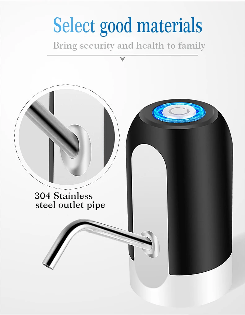 household desktop water dispenser portable automatic electric faucet small water dispenser pump water machine dispenser