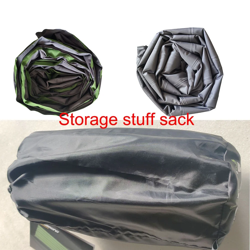 King size outdoor sleeping mat for two people PVC coating Camping air mattress with foot pump outdoor inflatable mat