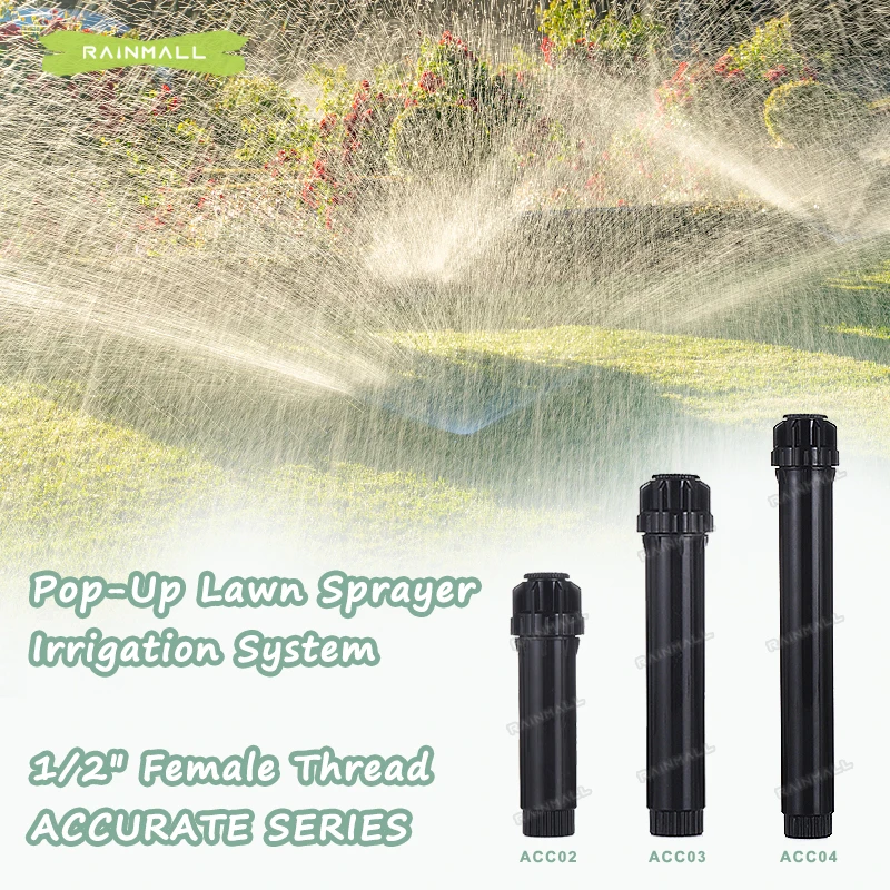 1/2 Underground Garden Lawn Pop Up Irrigation System Rotating Similar to Rain Bird Pop up Sprinklers