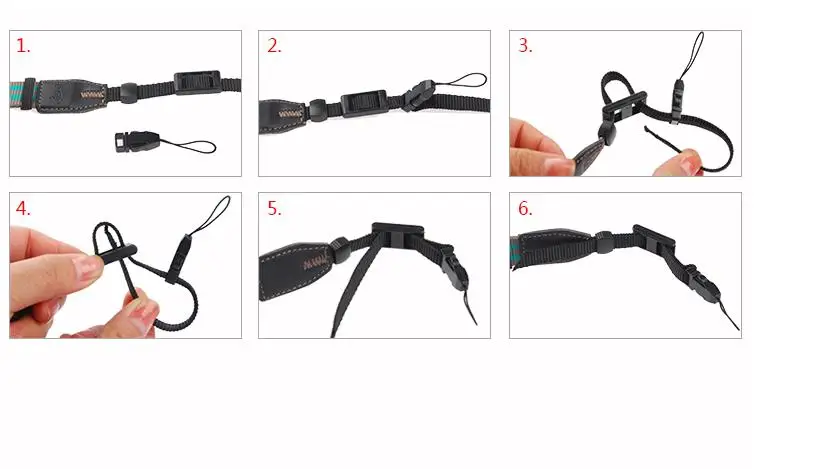 2PCS Connector Camera 1.2cm Quick Release Buckle Kit Neck Strap Adapter QD Loops Eyelet Sling Belt Safety